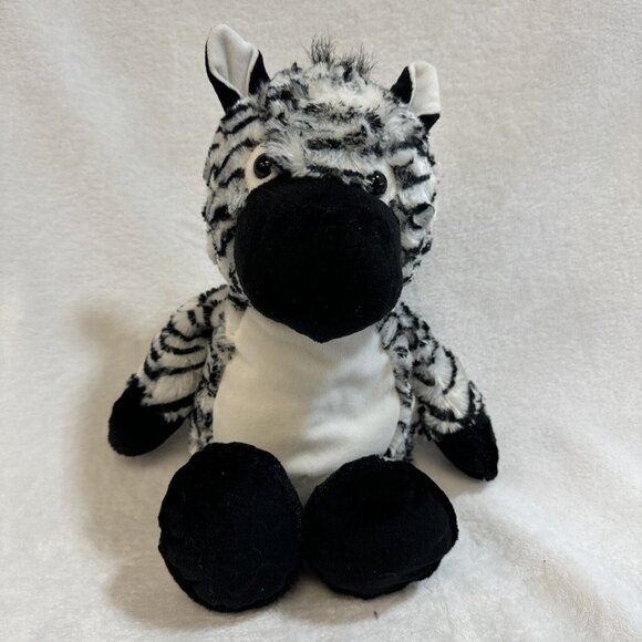 Fiesta Black and White Zebra Stuffed Animal - Picture 1 of 10